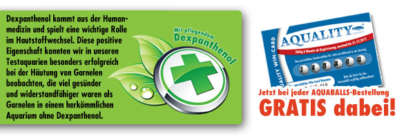 AQUALITY AQUABALLS nano mit pflegendem Dexpanthenol!